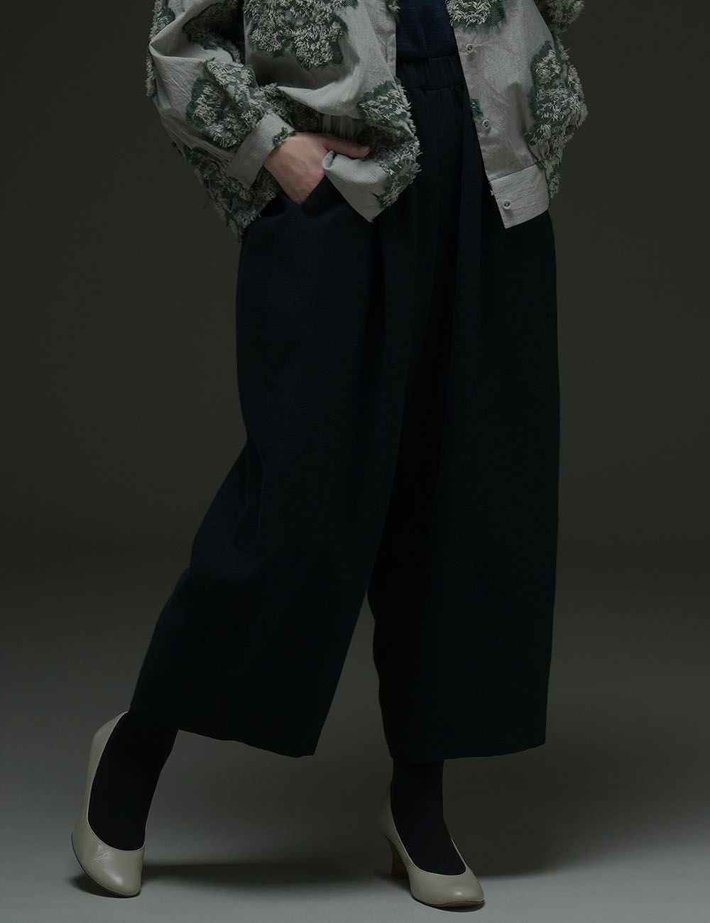 バイカラー二重織パンツ爆蘭（はぜらん） | 石見銀山 群言堂オンライン