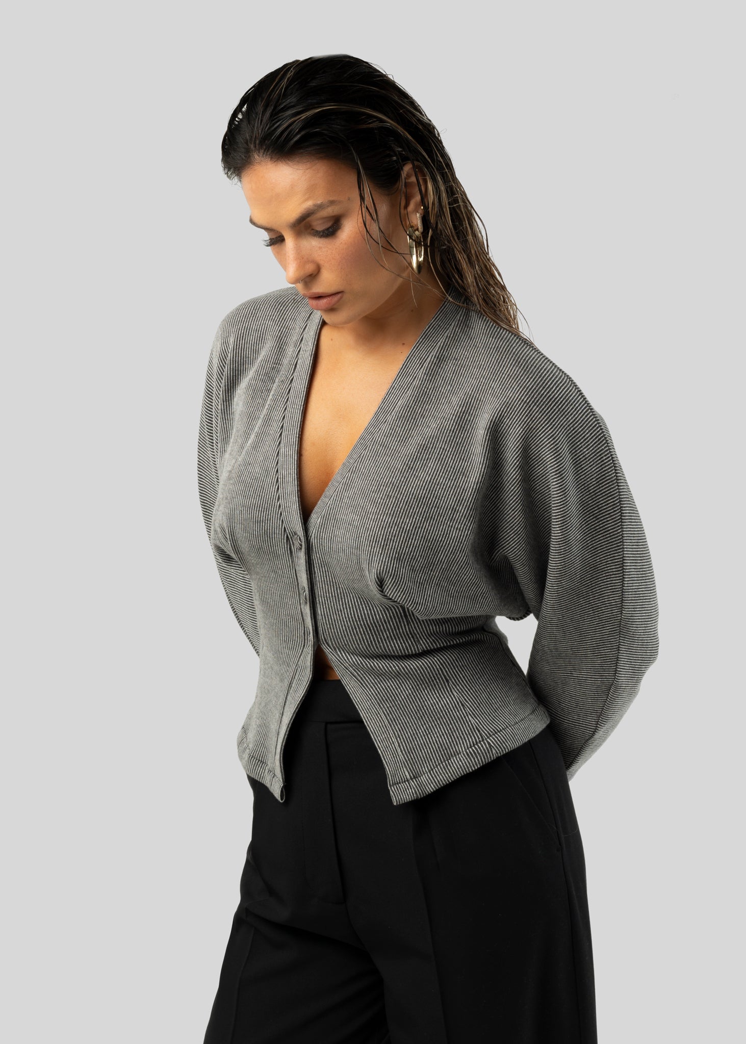 D'Arc Cardigan - Grey