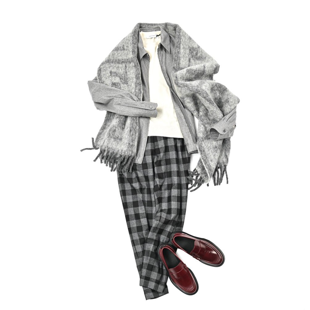 クリアランス対象｜FENDI フェンディ / アルパカウール ロゴマフラー