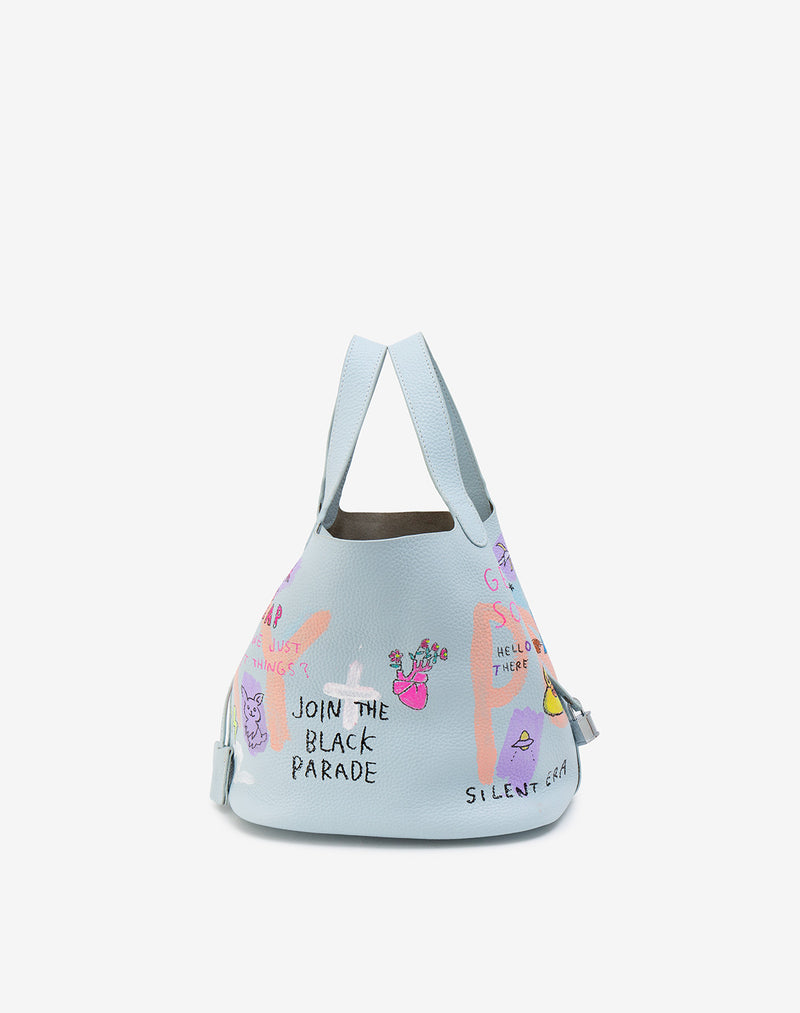 Cube Bag / size L / Ice Blue – guernika official online shop