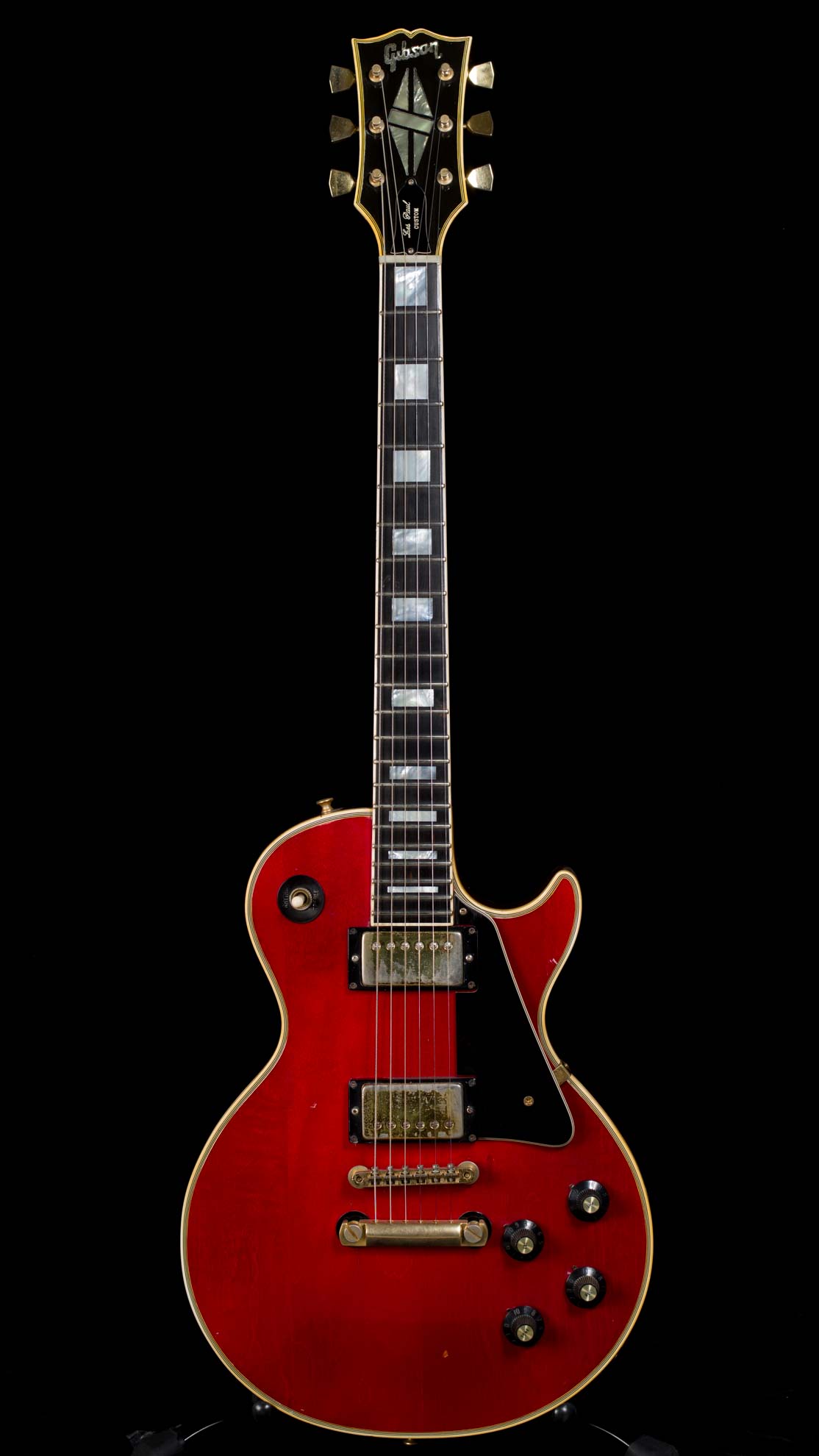 当初からチェリーに塗られた1973年 Les Paul Custom