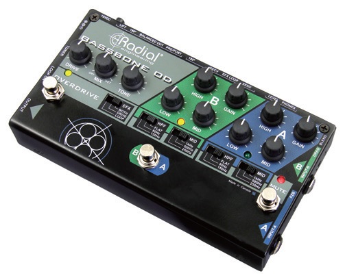 ベース用プリアンプ】Radialよりオーバードライブ搭載の2CHベース用