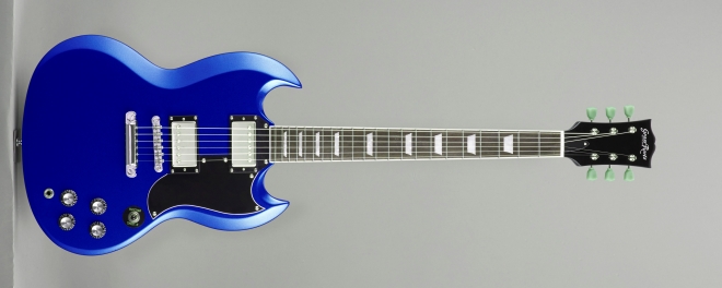 エレキギター】GrassRootsのSGモデルに鮮やかなブルーが追加