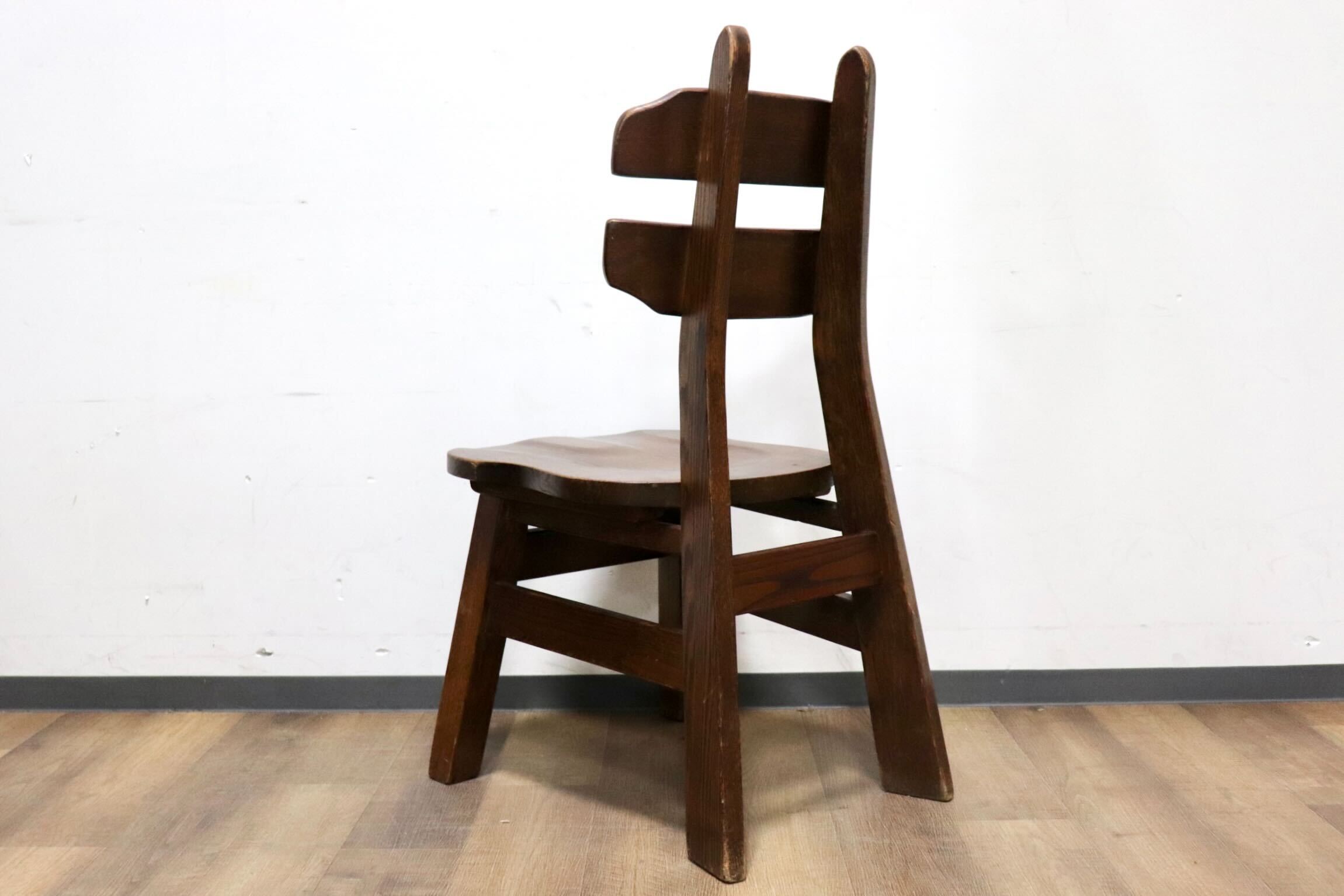 GMHH172○オランダ製 ダッチカントリー ダイニングチェア アームレス