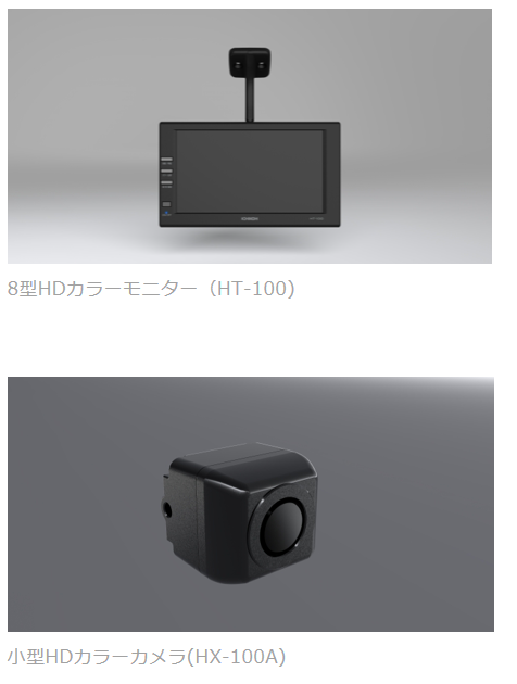 アフターマーケット向けトラック用バックアイ高解像度カメラ・モニター