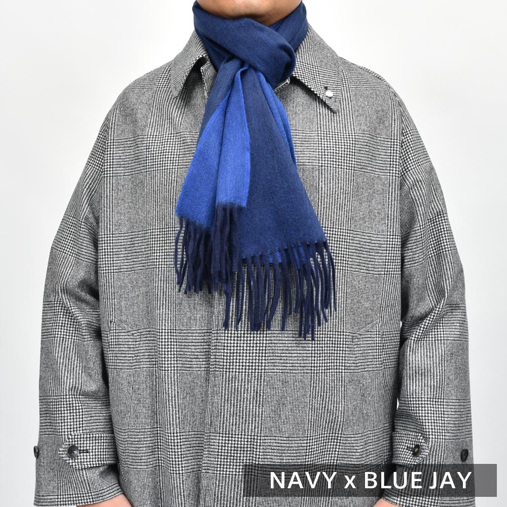 首元に極上を！BEGG X CO(ベグアンドコー) カシミアストール2型