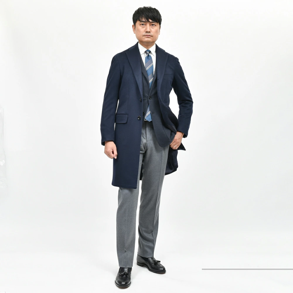 至極のカシミアチェスターコートguji(MADE BY RING JACKET) コート1型
