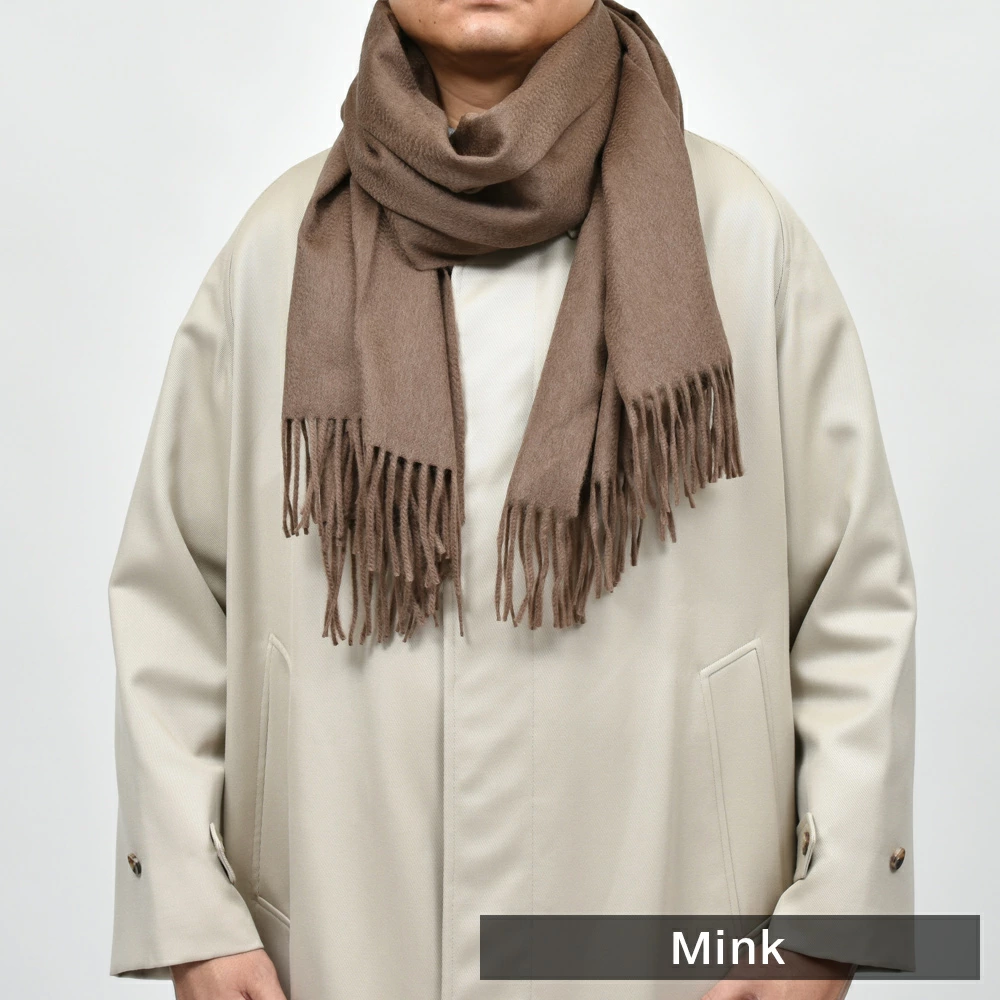 首元に極上を！②BEGG X CO(ベグアンドコー) カシミアストール4型