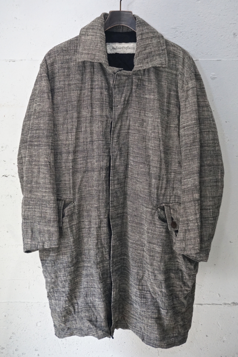 C-2. Balmacaan Coat. Natural(Japanese Ink / Walnut). Andrew