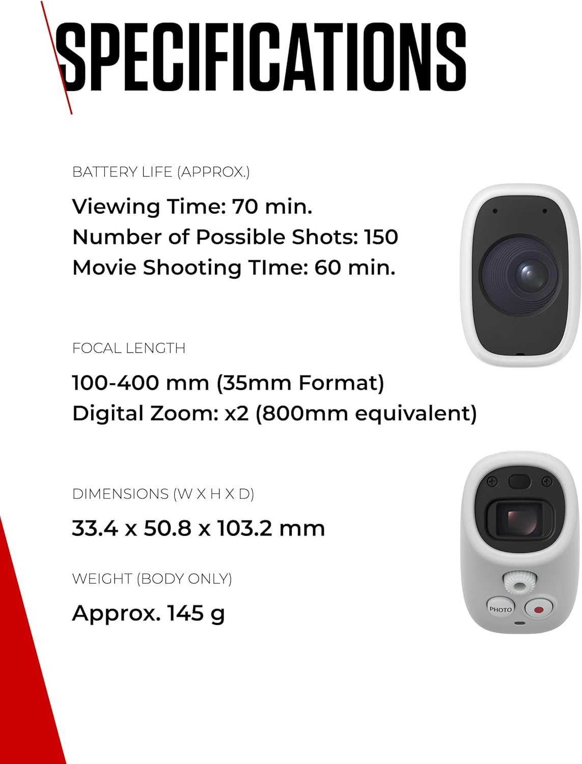 月額3,980円レンタルプラン：Canon PowerShot ZOOM コンパクトデジタル