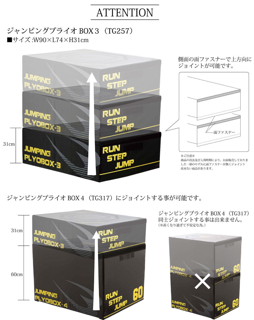 ジャンピングプライオBOX3｜トレーニングマシンのレンタルとリース