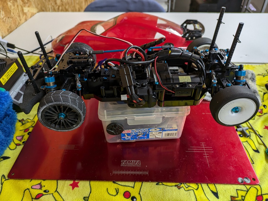 タミヤ BT-01をMRにして走らせてみよう③ 最近のトレンドセッティング