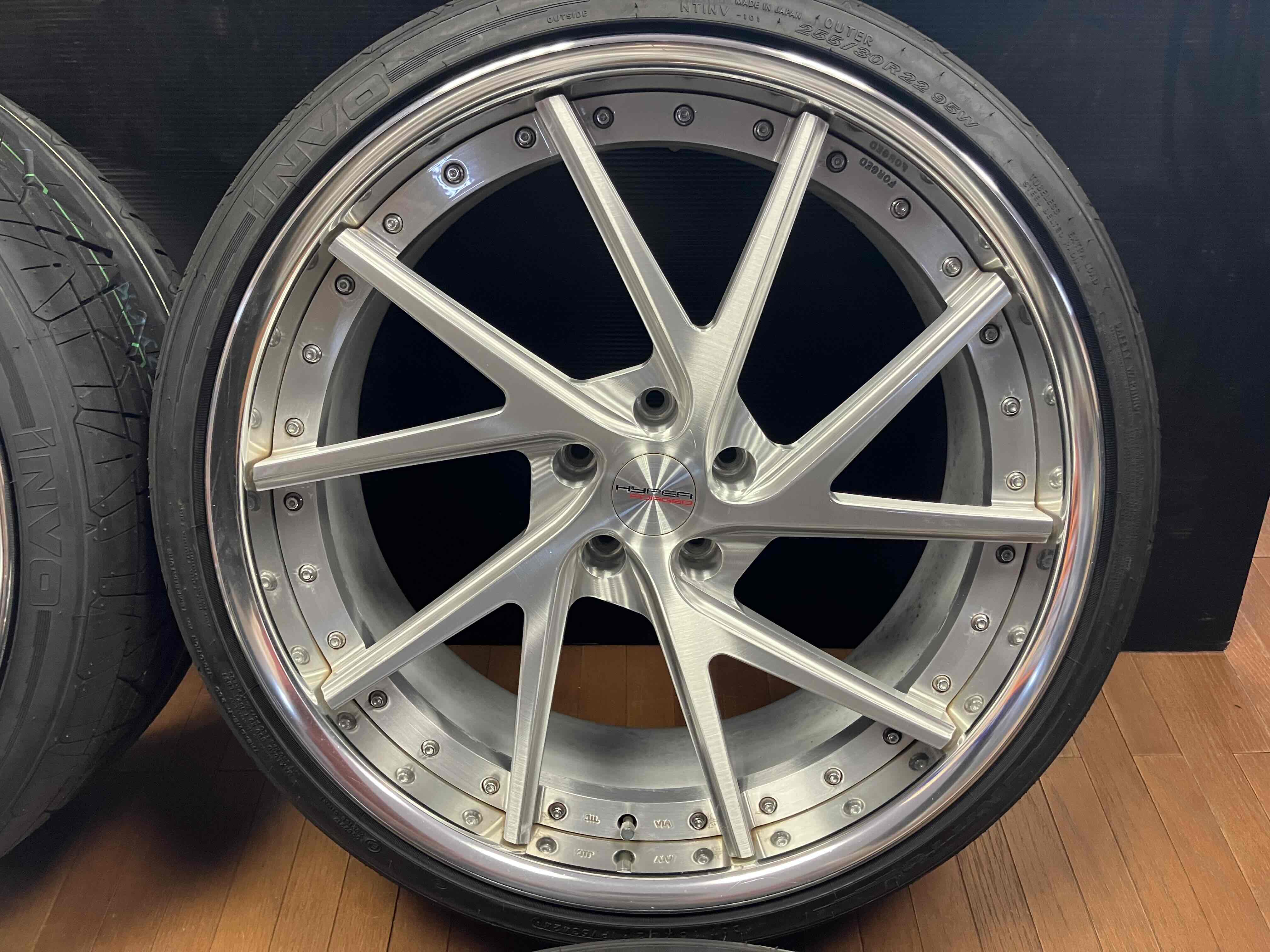 ◇LS500専用◇鍛造 ハイパーフォージド HF-DIC 22インチ◇9.5J+15 11J+