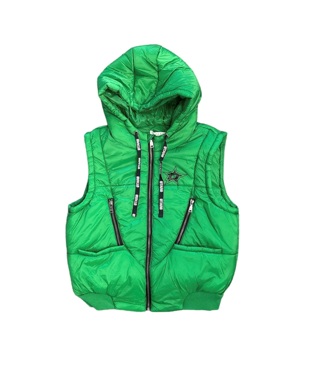 DALLAS STARS WEAR BY ERIN ANDREWS PUFFER VEST – Hangar Hockey