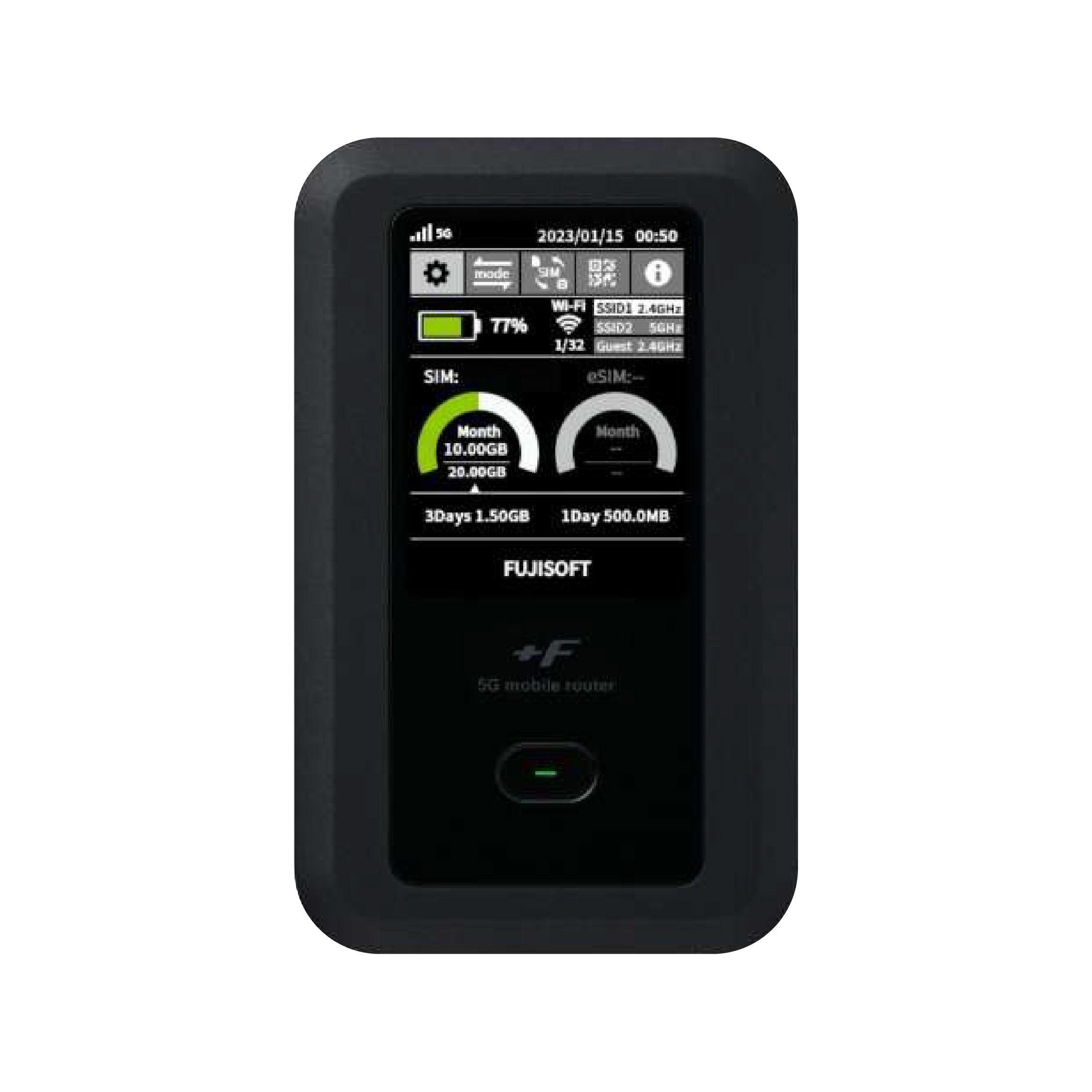 富士ソフト Fs050w Wi-Fi ルーター eSIM対応