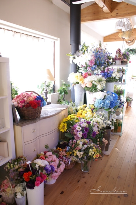 アーティフィシャルフラワーセレクトショップ|花芝翫Hanashikan