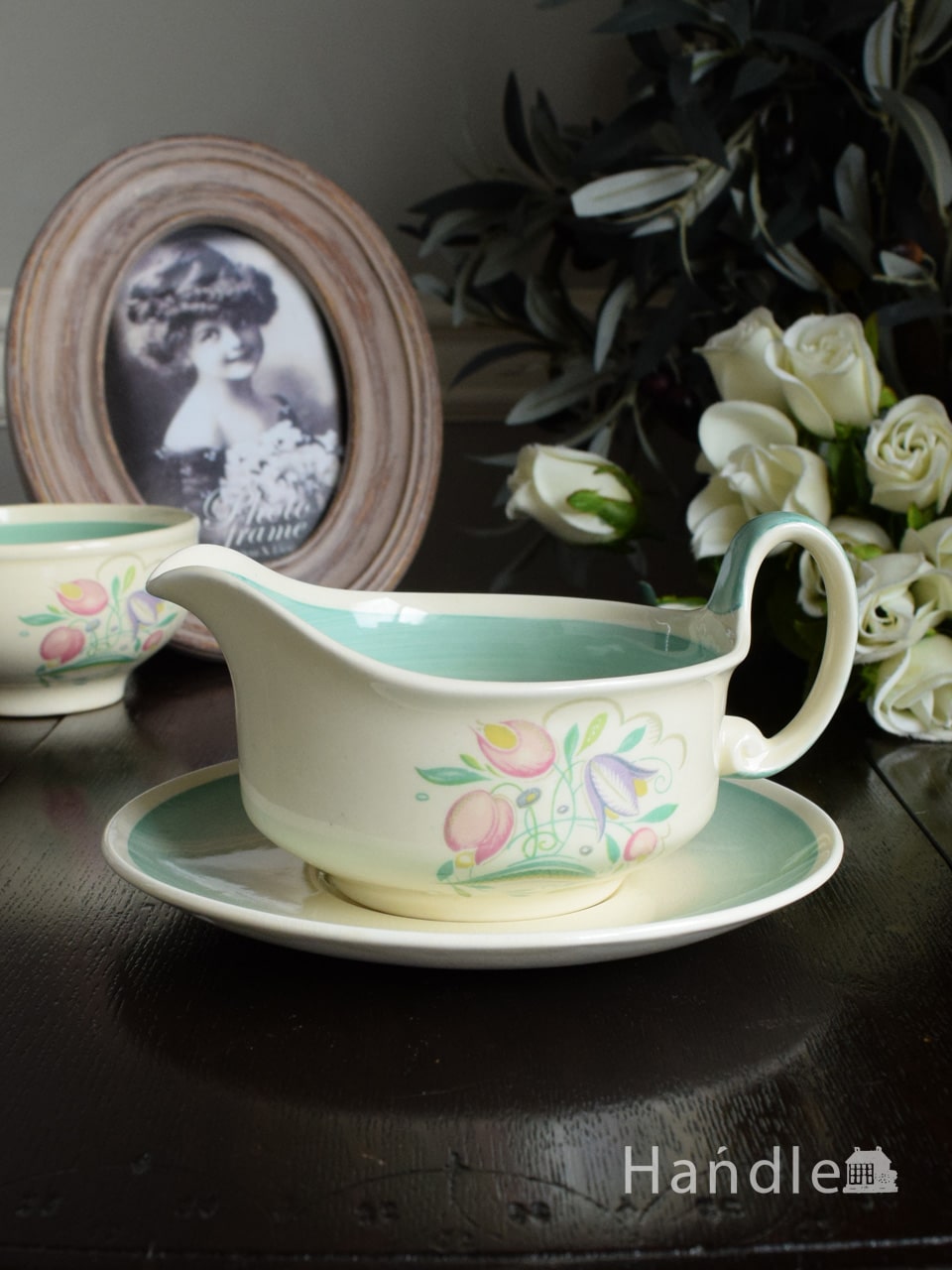 レア＊スージークーパー＊スクエアプレート＊ドレスデン＊グレービー