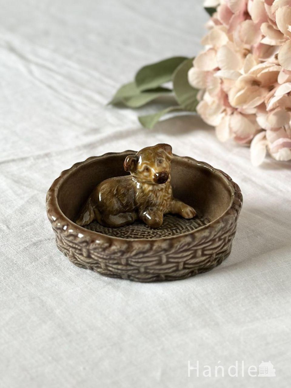 アンティークのブラスオブジェ、イギリスで見つけた小さな真鍮のネコ