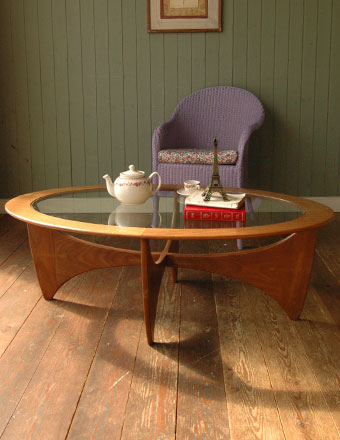 1960年代のアンティーク オーバル テーブル （G-plan）(k-514k-f