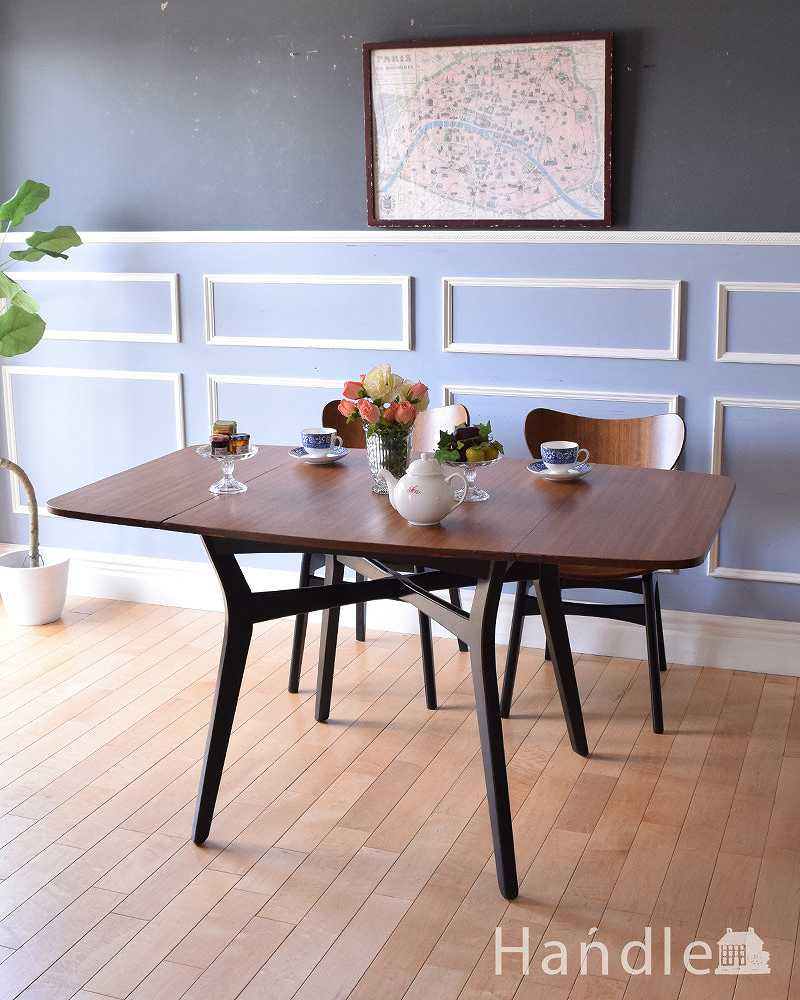 G-planのバタフライテーブル、北欧ヴィンテージ家具（伸張式ダイニング