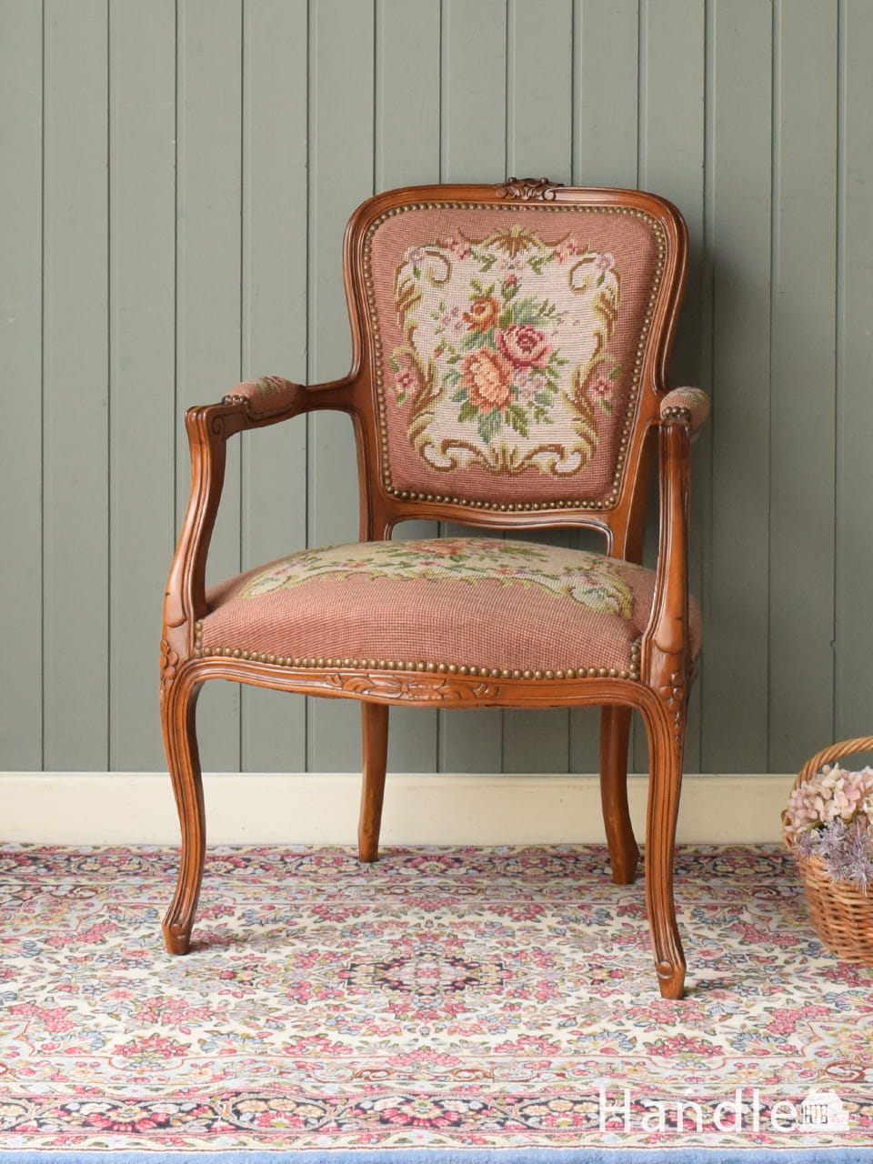 アーコール社のアンティークソファ、1人掛けのラウンジチェア