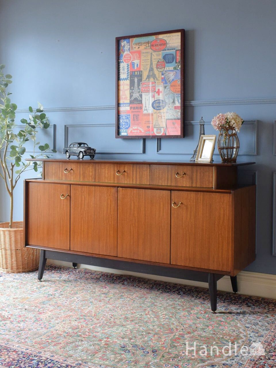 リビングにオススメのヴィンテージ家具、イギリスのGプランのサイド