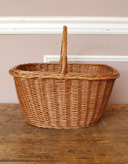 1940年代のアンティーク バスケット(x-548-z)｜アンティーク雑貨