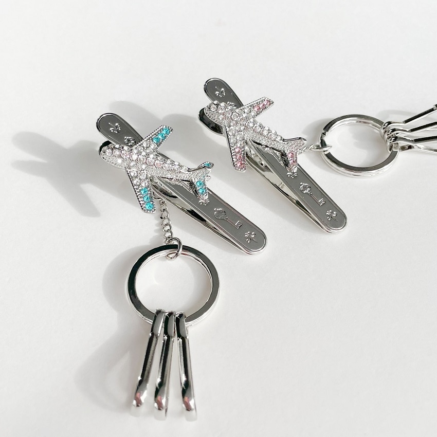 飛行機 Bagキークリップ（ピンク）(ピンク): HANEDA Shopping | HANEDA