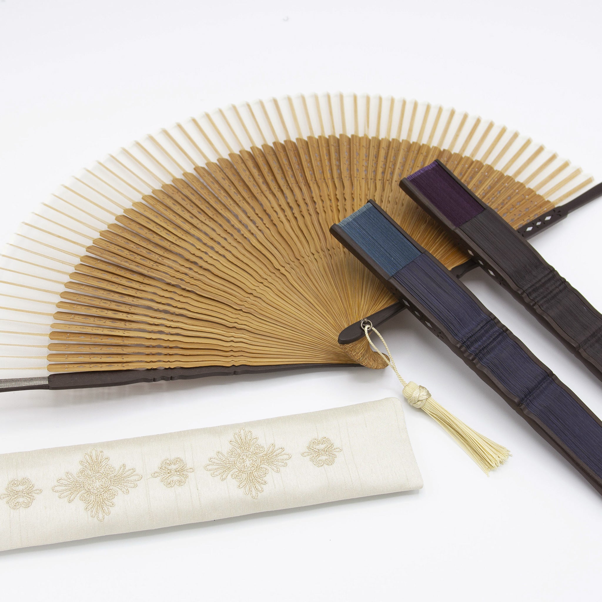 螺鈿親黒檀60間 扇子セット -婦人-（全3種類） – 白竹堂オンラインショップ