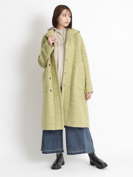 ループインレー縮絨タンブラーコート(裏地無し)（トレンチコート