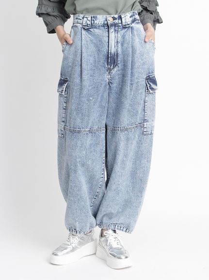 ケミカルウォッシュ/ソフトヴィンテージ ライトオンスデニム