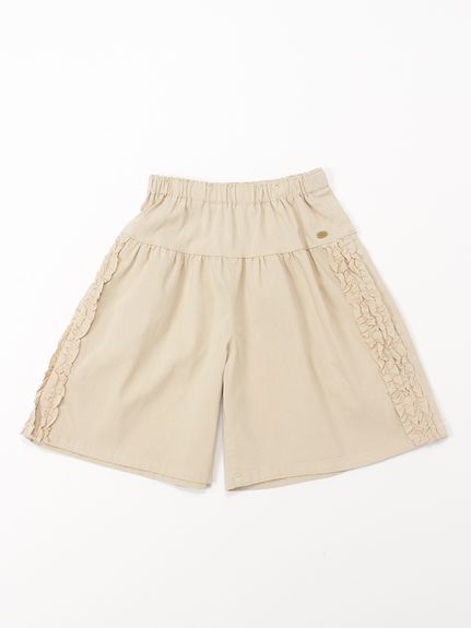 スーパーストレッチツイルフリルキュロット（キュロット）｜hakka kids