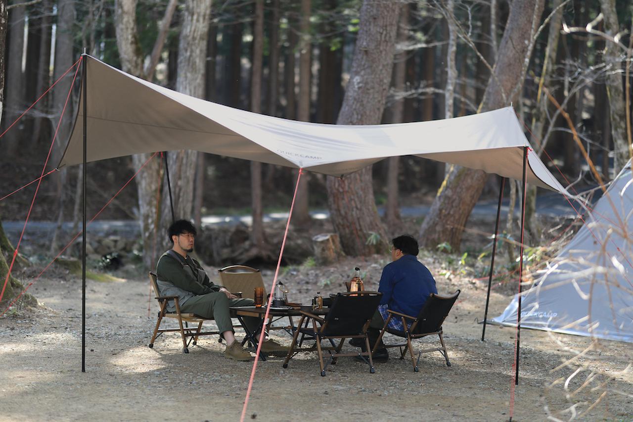 QUICKCAMP(クイックキャンプ)からアレンジ性抜群なポリコットンタープ