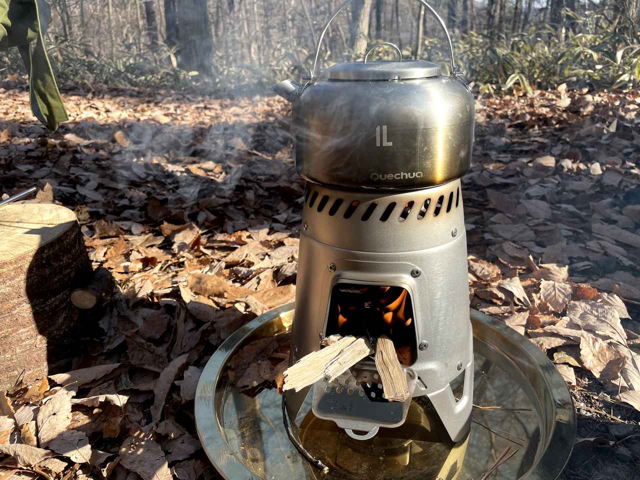 デカトロン『ケシュア（QUECHUA）キャンプウッドストーブMH500』はガス