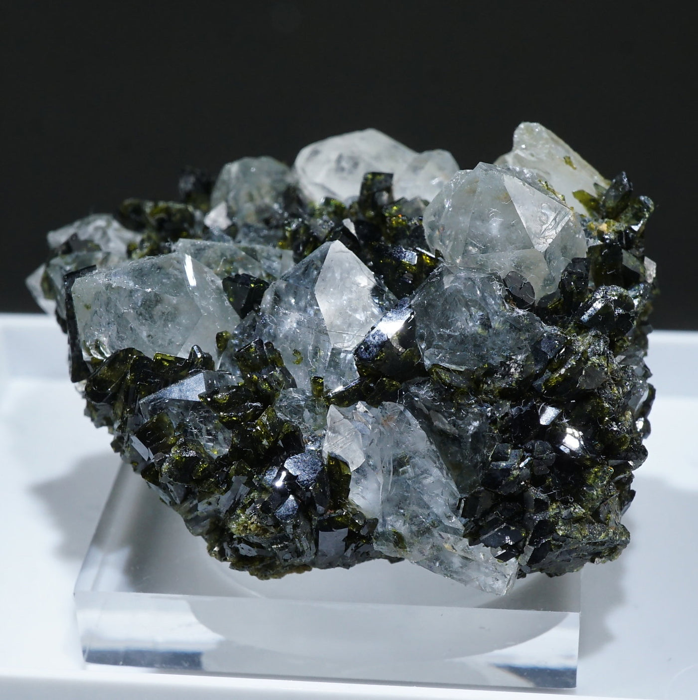 トルコ産 エピドート・水晶 – 天然石ハッピーギフト