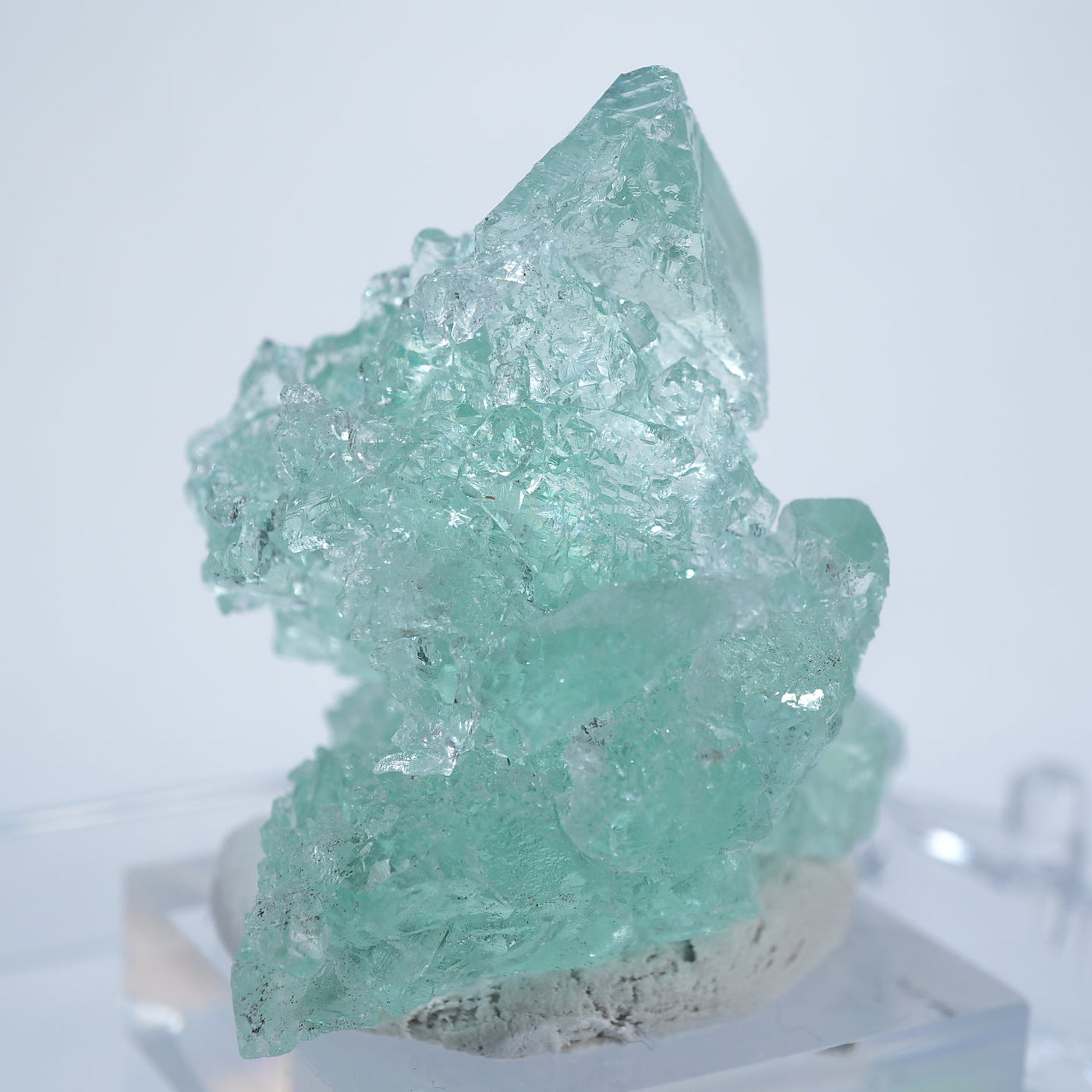 中国 湖南省 シャンファーリン産 グリーンフローライト – 天然石