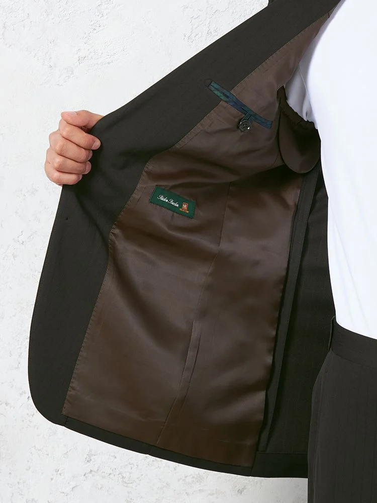 形態安定＆上下ウォッシャブル】スーツ 2つボタン ツーパンツ【i-Suit