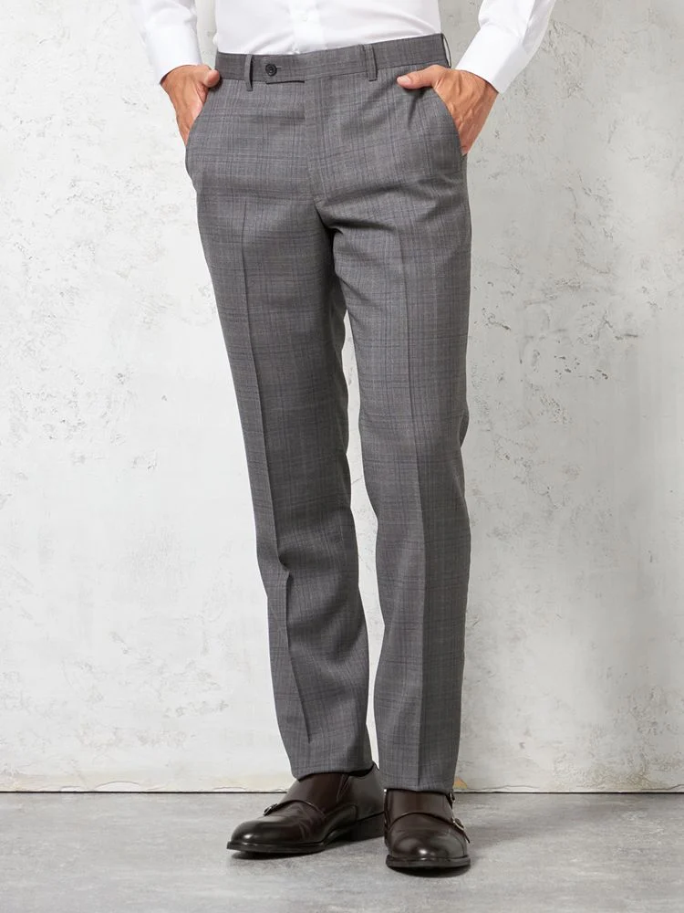 M．グレー 【ウール100％】スーツ 2つボタン 最高級イタリア