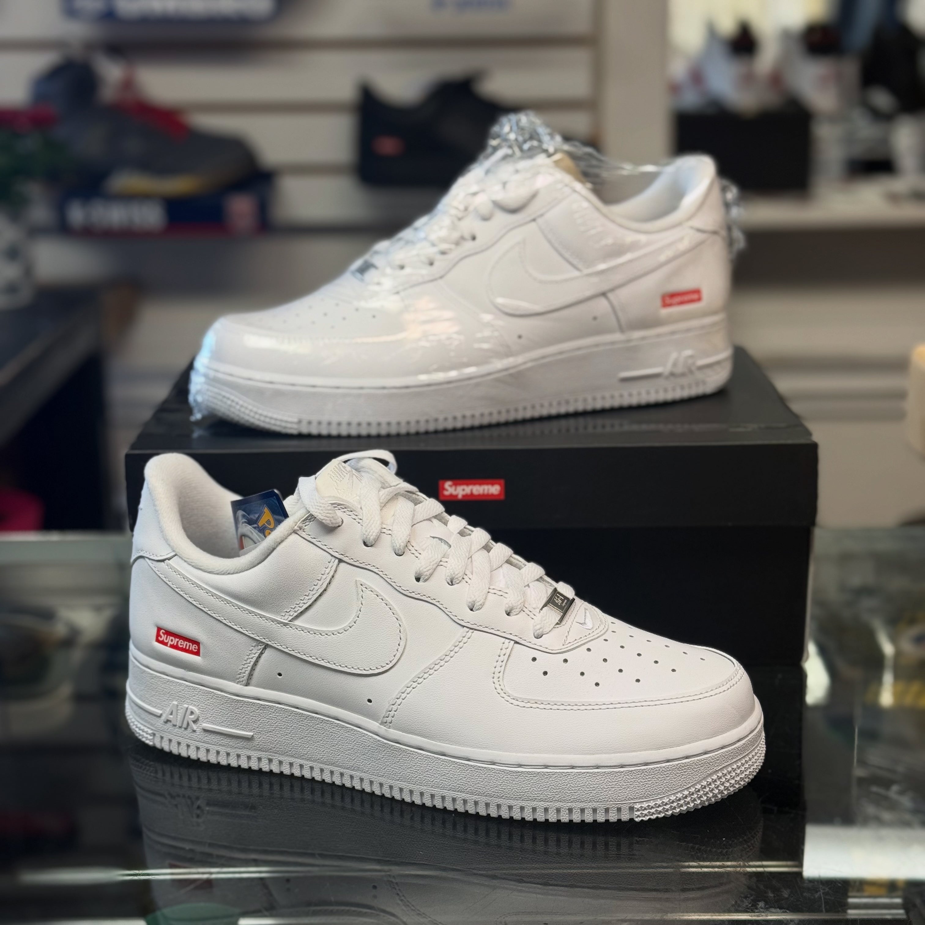 Nike Air Force 1 x Supreme (White) – Harlem's Closet