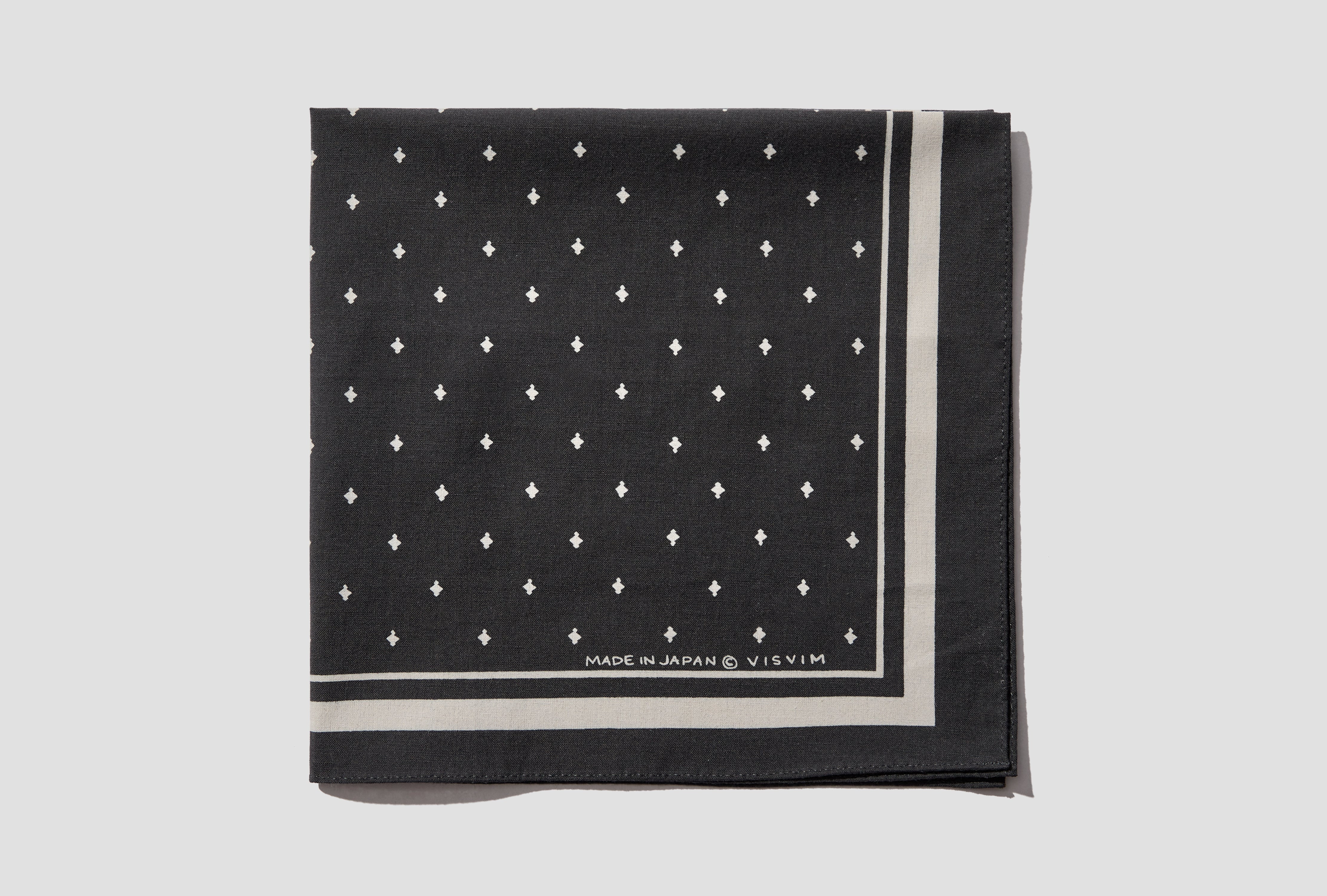 VISVIM BANDANA (C/SI CHAMBRAY) 0125103003001 Black – HARRESØ