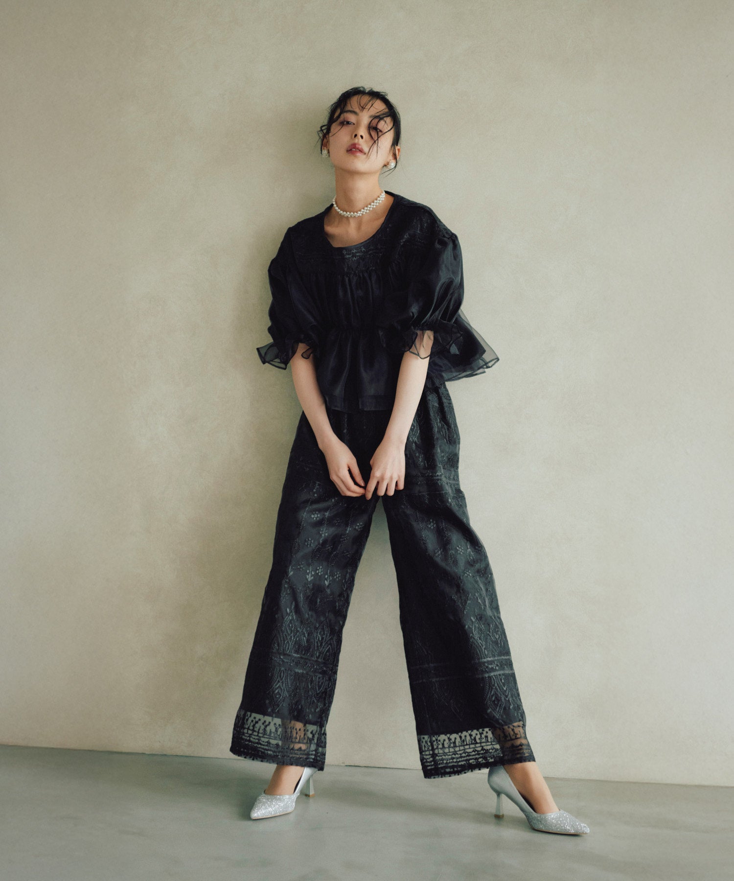 SALE】ルナレースセットアップパンツドレス/22324255 – haremode