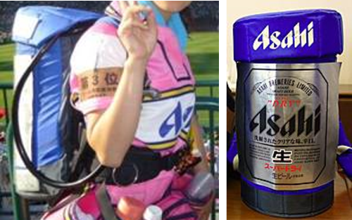 球場を軽やかに駆け巡る！「背負い式ビールサーバー」の開発秘話