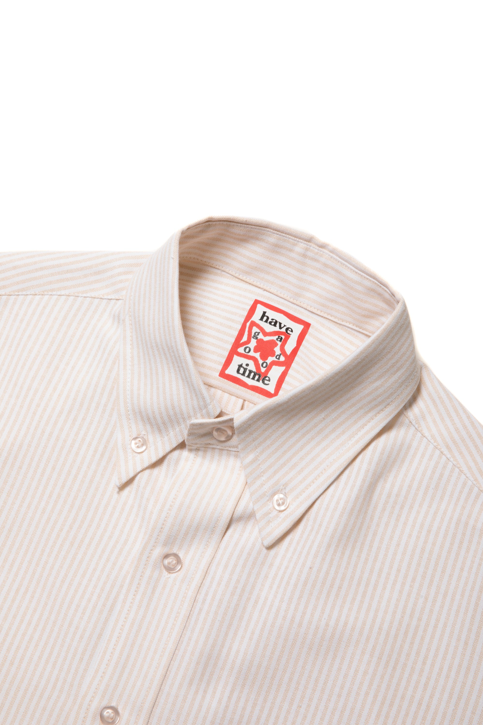 STAR TEAM x have a good time OXFORD SHIRT BEIGE