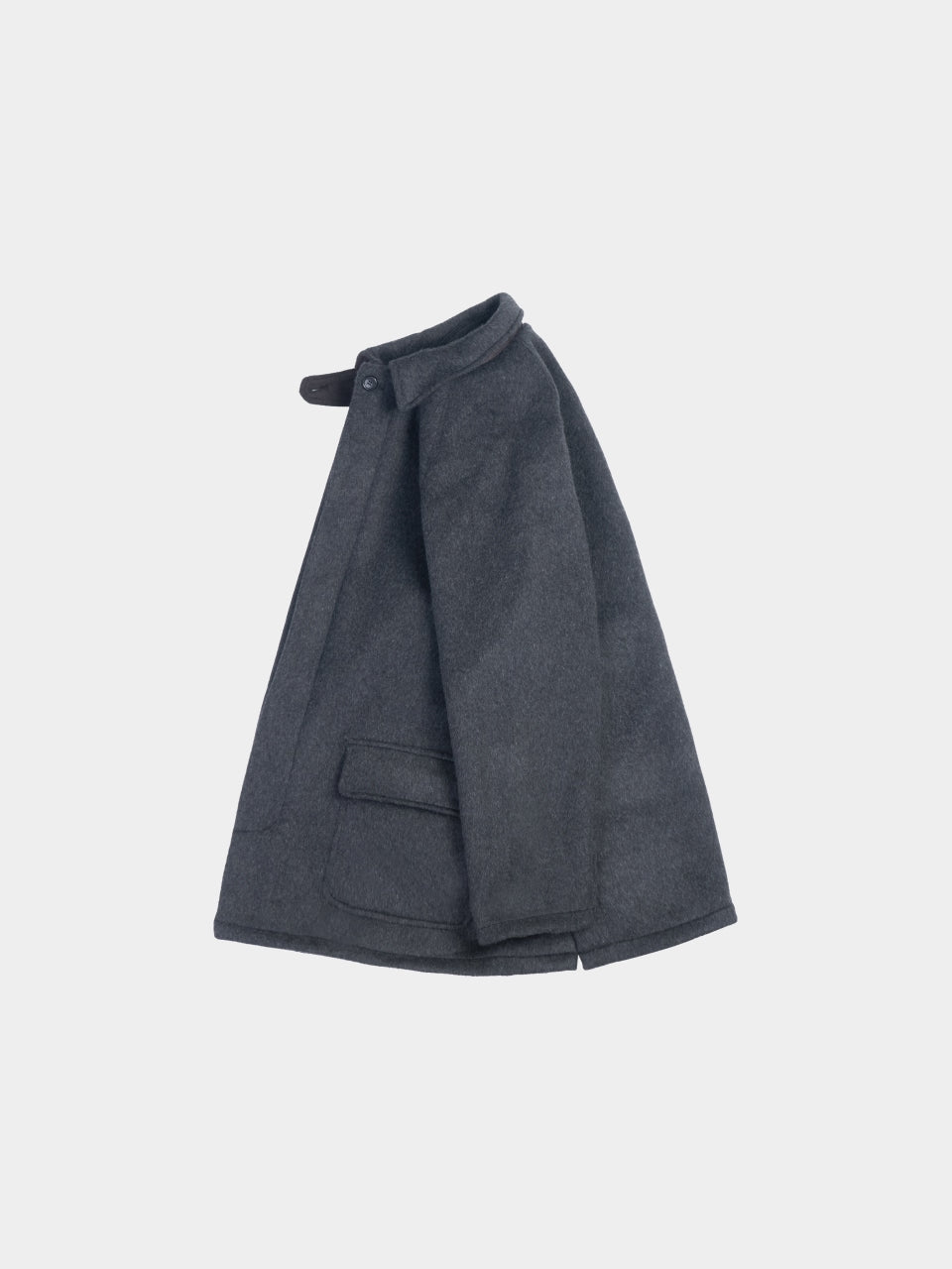 City Wool Half Coat (Charcoal) | Havehad