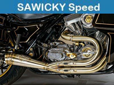 ダイナ SAWICKI SPEEDマフラー｜ハーレーカスタムパーツ専門店
