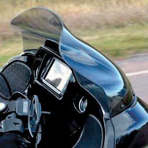 SALE】クロックワークス KOLOR FLARE ウインドシールド 8インチ レッド