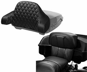 ハーレー、ツーリング2014年以降用バックレストパッド、アームレスト