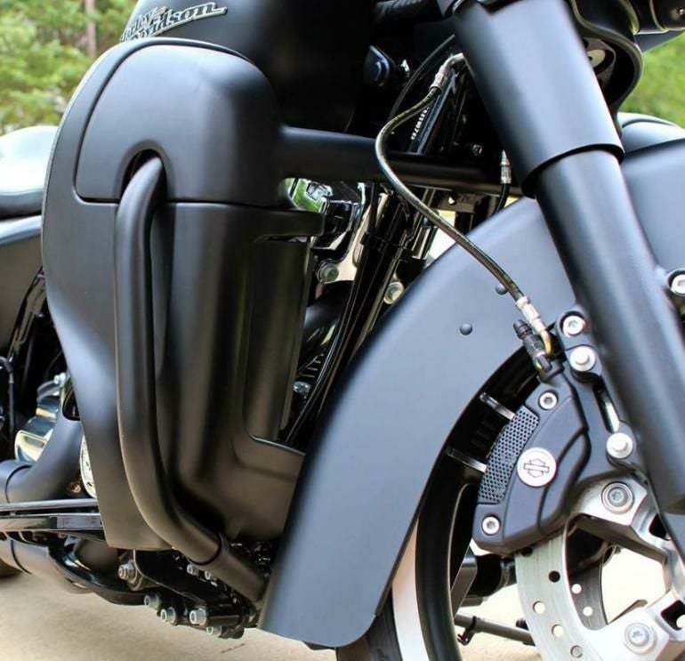 ハーレー純正ロアーフェアリングキット ビビッドブラック FLH&FLTR