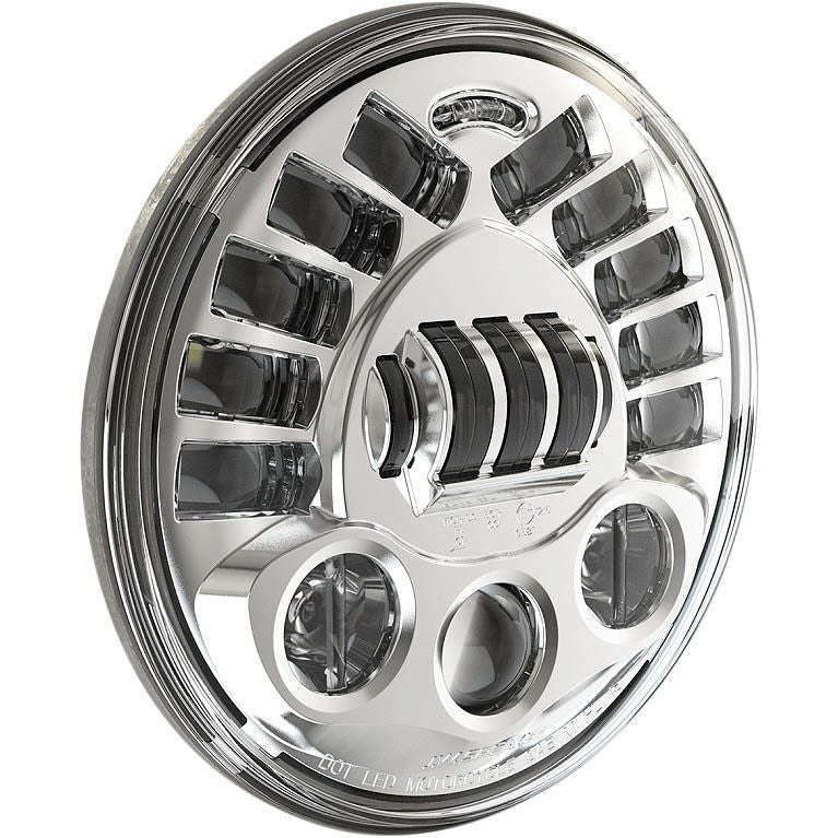 WMW アダプティブ 7インチ LEDヘッドライト クローム |ハーレーパーツ