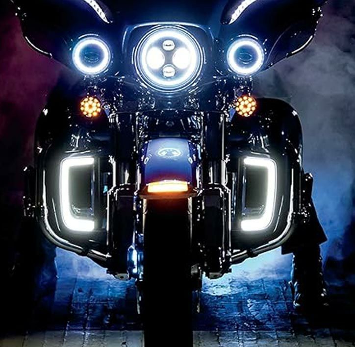 SALE】クリアキン トレーサー LED ハーレー、フェアリングロワーグリル